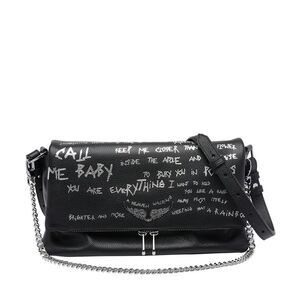 Zadig&Voltaire Women Rocky Ii Graffiti Crossbody Bag